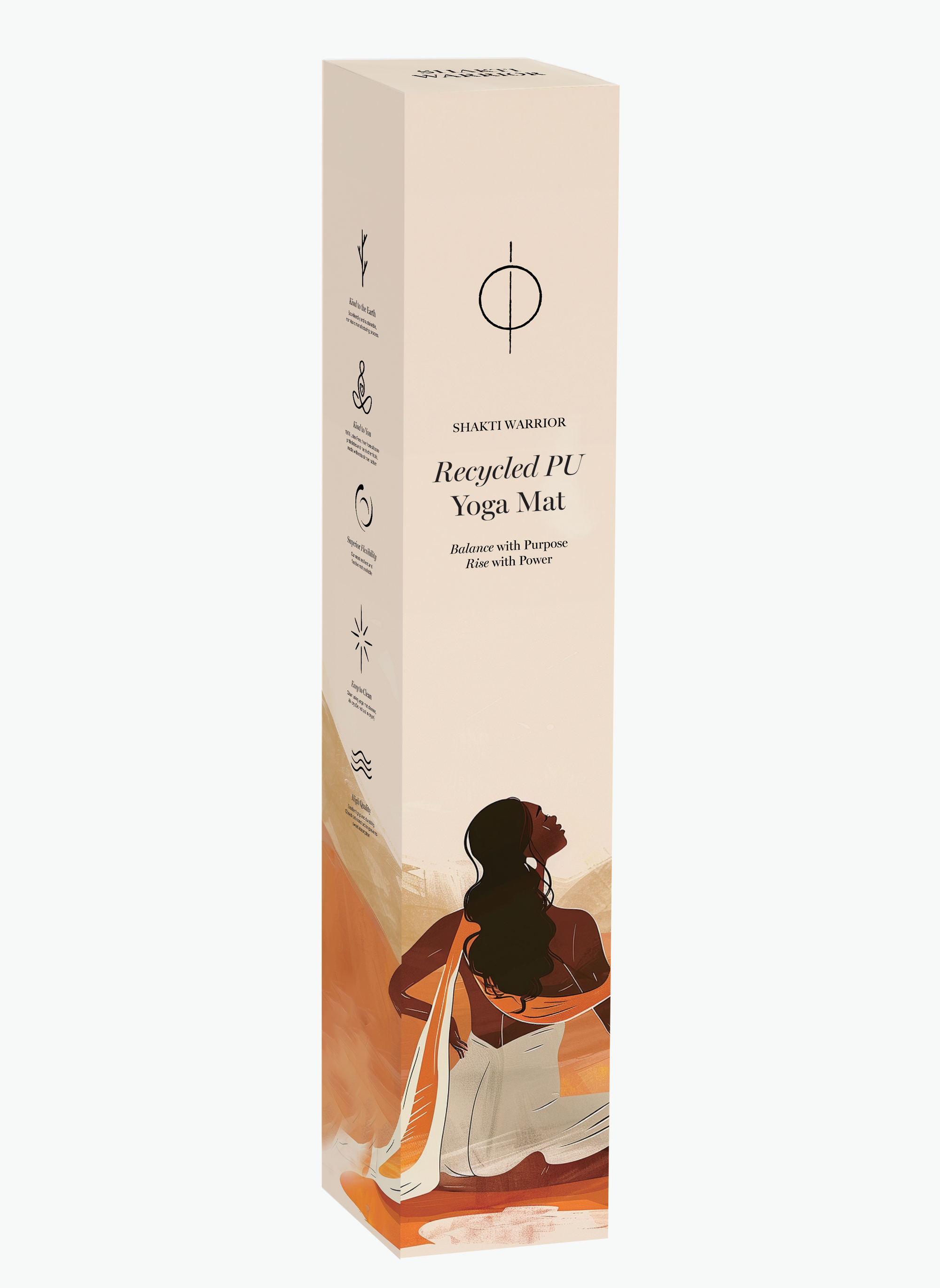 Recycled PU Yoga Mat - Sahasrara