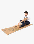Cork yoga block accessory