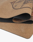 Spiritual Warrior has eco-friendly, organic cork and natural rubber yoga mats. They are non-slip, high quality, with good cushioning for the joints and portable