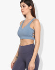 Shakti Warrior Asteya Sports Bra Blue