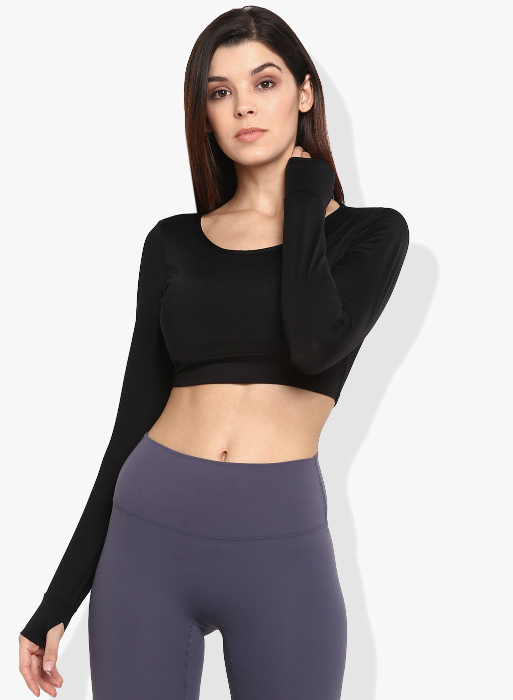 Shakti Warrior Jyoti Crop Top White