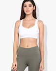 Shakti Warrior Vidha Sports Bra White