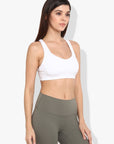 Shakti Warrior Vidha Sports Bra White