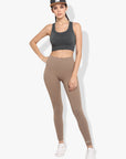 Shakti Warrior Anjali Workout Leggings Brown