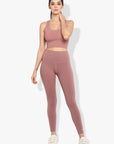 Shakti Warrior Akhila Workout Leggings Blush