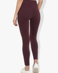 Spiritual Warrior Workout leggings yoga pants burgandy