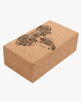 Cork yoga block accessory