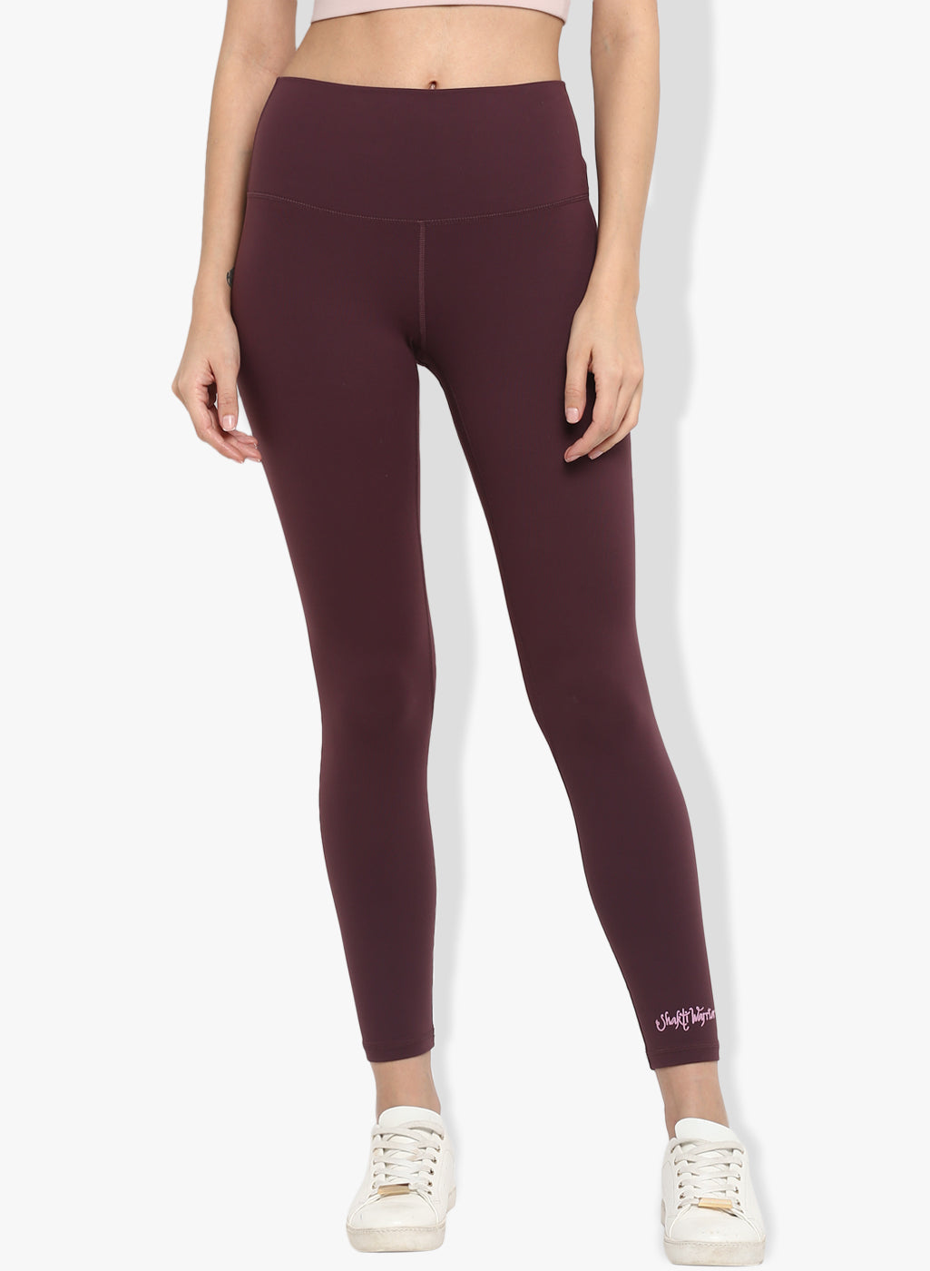 Spiritual Warrior Workout leggings yoga pants burgandy