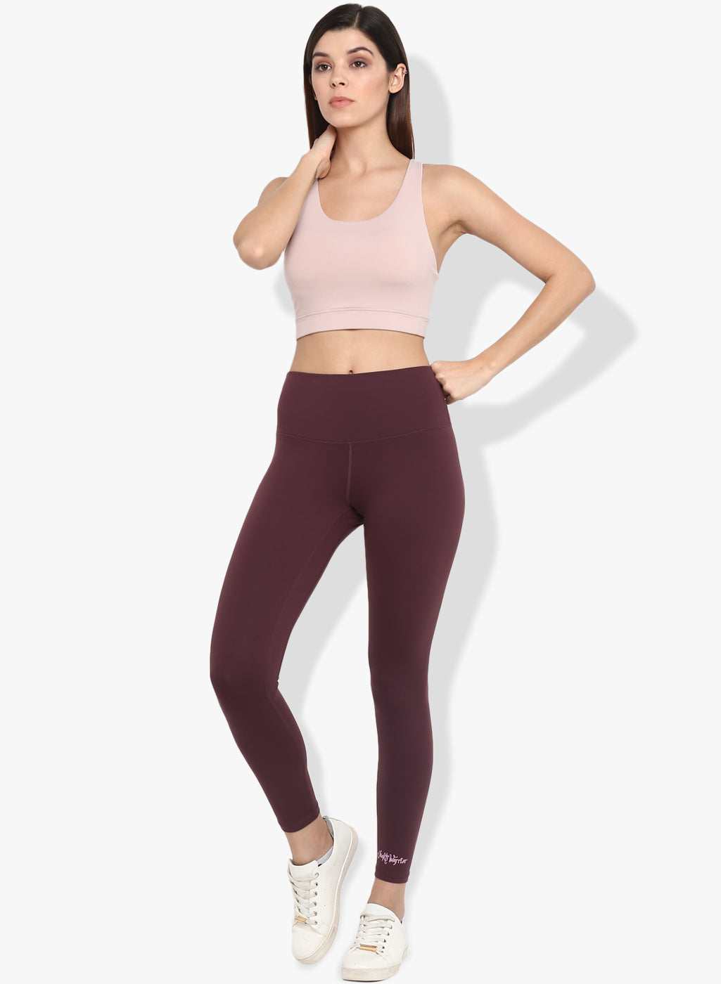 Spiritual Warrior Workout leggings yoga pants burgandy