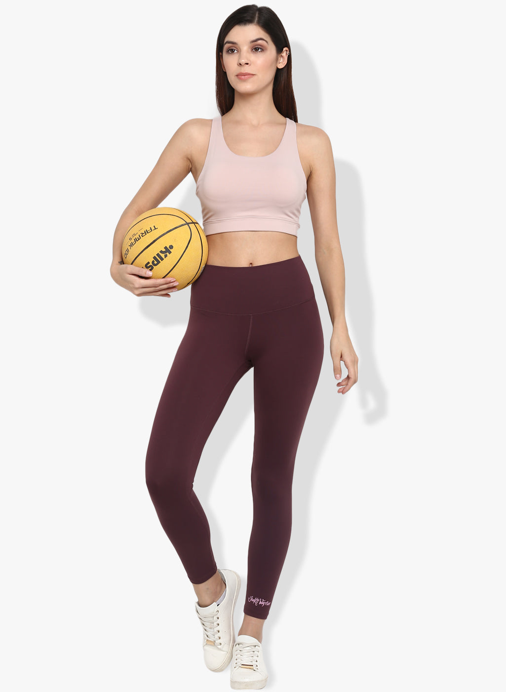 Spiritual Warrior Workout leggings yoga pants burgandy