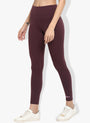 Spiritual Warrior Workout leggings yoga pants burgandy