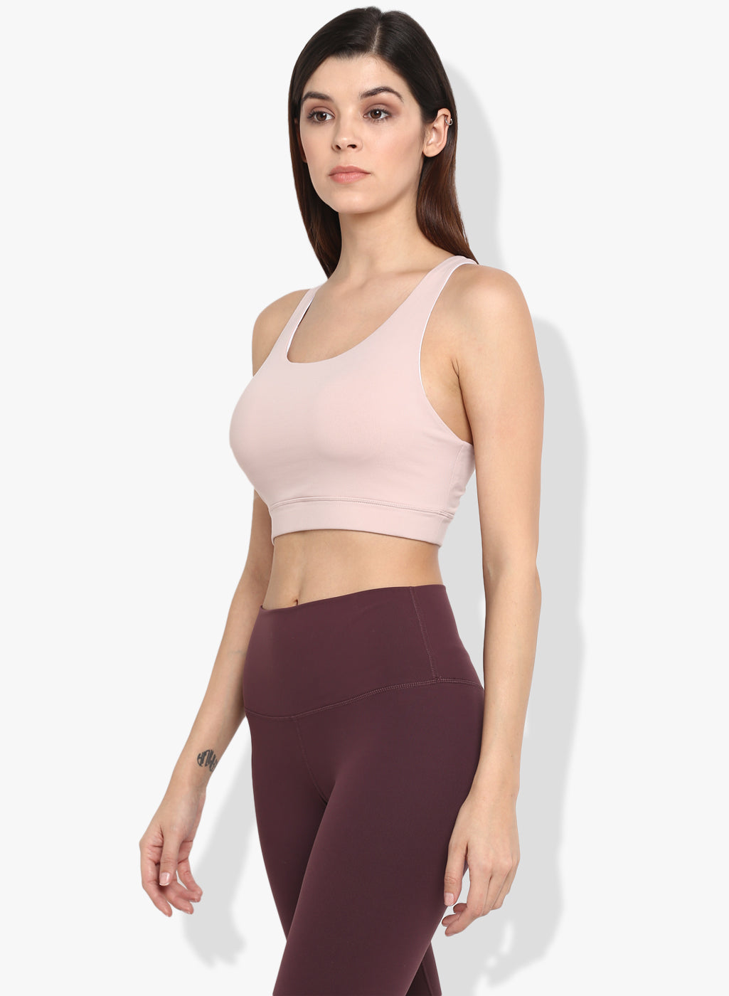 Spiritual Warrior Workout Sports bra nude