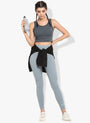 Spiritual Warrior Workout Yoga pants blue leggings