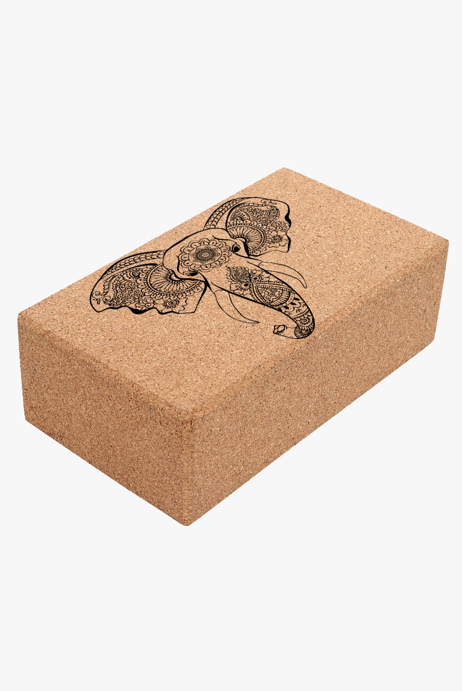 Cork yoga block accessory 